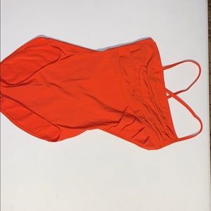 Capezio Orange Leotard